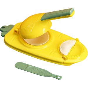Jaune - Kit 2 En 1 Pour Presse À Tortillas, Presse À Pâtisserie Et Moule À Raviolis, Kit De Fabrication De Mini Boulettes De Viande, Kit De Fabrication De Boulettes De Viande - Neuf