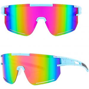 Lunettes De Soleil De V&eacute;lo Pour Homme Et Femme - Lunettes De Protection Anti-Uv Pour Activit&eacute;s De Plein Air Comme Le Cyclisme, La Course, L'escalade, La Conduite, La P&ecirc;che, Le Golf, Le Ski E[Z2087] - Neuf