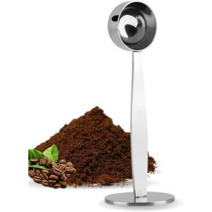 Cuill&egrave;re Doseuse Caf&eacute;,Cuillere A Cafe,Caf&eacute; Mesure Tamper Cuill&egrave;re En Acier Inoxydable,Petites Cuill&egrave;res F&uuml;r Kaffee,Coffeeware - Neuf