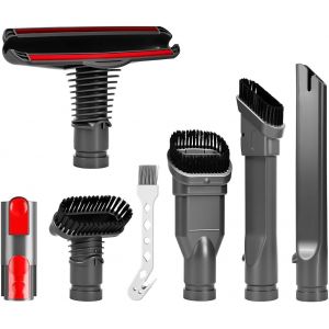 NouvelHorizonstore-7 PCS Accessoires pour Aspirateur Embouts, Compatible pour Dyson V6 V7 V8 V10 V11, Brosses de Rechange Kit d'accessoires Brosse Buse pour Aspirateur pour Nettoyer la Maison et la V - Neuf