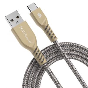 LORANKA-C&acirc;ble USB C, 2 m&egrave;tre Tress&eacute; R&eacute;sistant pour Appareils USB Type C, Samsung Note 20/10/Lite, S21 FE/Plus/Ultra S20 FE, S10, S9, S8, Samsung A12, A52 5G, A20e A41 A51 A71, A02s A03s, A22 5G, A21s - Neuf