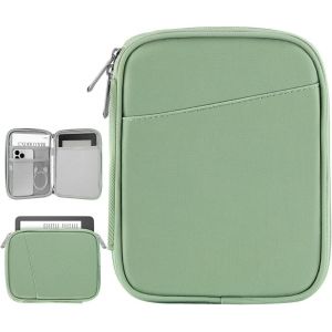 GUOP-6-7"" Protectrice Housse Pour 7"" Nouveau Kindle Paperwhite Et Kindle Colorsoft Signature Edition,6"" Kindle 11E Génération,Sac De Transport Pour Kindle Oasis E-Reader,Vert Matcha - Neuf