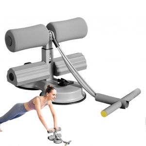 Appareil D'entra&icirc;nement Abdominal Auxiliaire Avec Ventouse, Appareil D'entra&icirc;nement Abdominal, Booster De Force Abdominale, Gris - Neuf