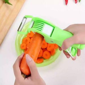 Coupe-Légumes Multifonction Avec Éplucheur Extra Tranchant En Acier Inoxydable, Cadeau De Fête Des Mères - Neuf
