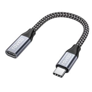 ERYI-Rallonge Usb C 0.5M 100W 10Gbps, Cable Usb C 3.2 Gen 2 Male Femelle 4K@60Hz Charge Rapide Et Transfert Compatible Avec Iphone 15 Plus Pro Max Macbook Pro Air Galaxy S24 Plus Ultra S23 S22 - Neuf