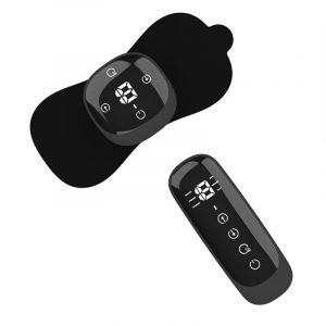 Stimulateur Abdominal Ems Chauffant - Tonique Musculaire Électrique Pour Bras,Ventre,Jambes,Combustion Des Graisses,Équipement De Perte De Poids,Machine De Gymnastique À D - Type Black With Control - Neuf