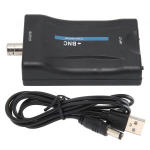 Interface multimedia haute definition vers convertisseur BNC Q9, boitier de conversion de signal video (noir) - Neuf
