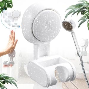 BHHBB-Support de pommeau de douche, sans perçage, réglable, à ventouse, pour salle de bain, charge maximale : 14 kg - Neuf