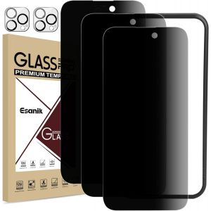 Verre Tremp&eacute; Pour Iphone 14 Pro Max Anti Espion, Film &Eacute;cran Accessoire 3* Filtre Vitre Protection Privacy & 2* Camera Objectif - Neuf