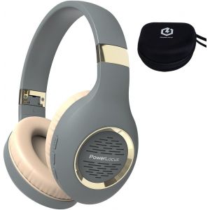 lbgwp60-Casque Bluetooth Sans-Fil, Casque Audio Avec Microphone Intégré, Basses Fréquences Stéréo Hi-Fi, Confortable Cache-Oreilles Pour Les Cours En Ligne, Téléphones Portables, Tablettes, Pc,Tv - Neuf