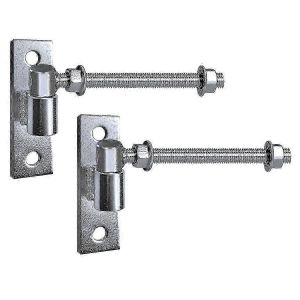 Charni&egrave;res De Portail Robustes Pour Cl&ocirc;ture En Bois, Charni&egrave;res &Agrave; Boulon En J Pour Cl&ocirc;ture En Bois, Charni&egrave;res Soud&eacute;es En Acier Pour Portail De Ferme, 15,2 Cm, Lot De 2 - Neuf