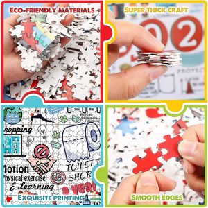 Ensemble De 2 Jouets De Puzzle 1000 Pi&egrave;ces Puzzles Comm&eacute;moratifs - Neuf