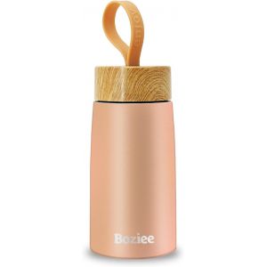 Petite Bouteille Isotherme, 250 Ml, Pour Boissons Chaudes Et Froides, Sans Bpa, En Acier Inoxydable, Pour L'extérieur, Le Quotidien, Orange-Rose - Neuf