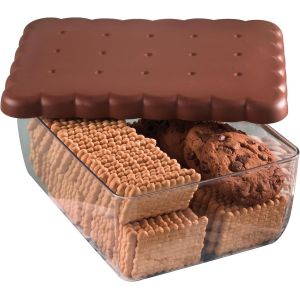 Porte Biscuits,2,70 Lt,Boite A Biscuit 24,5 X 18,5 X 9,5,Made In Italy - Neuf
