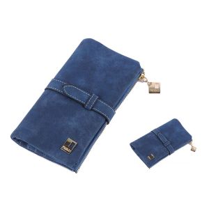 Pochette portefeuille multi-cartes pour femme avec porte-monnaie et emplacements pour cartes - Neuf