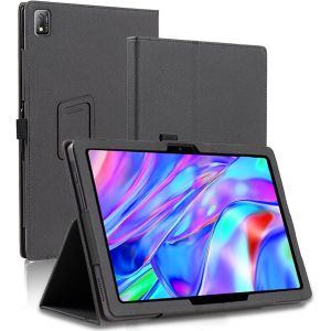 Coque Compatible Avec Blackview Tab 16/Headwolf Hpad2/Hpad2 Pro, Housse Etui De Slim Léger Avec Dragonne, Pu Flexible Smart Cover Avec Multi-Angle Fonction Support, Noir.[F2272] - Neuf