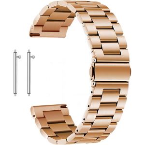 Bracelet De Montre En M&eacute;tal 20mm,Bracelet De Montre En Acier Inoxydable,Remplacement Rapide De Bracelets De Montre Pour Hommes Et Femmes- 20mm 22mm - Neuf