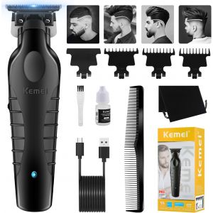 Tondeuse &Agrave; Cheveux Professionnelle 2299 Pour Homme, Sans Fil, Sans Fil, Tondeuse &Agrave; Lame En T, Tondeuse De Barbier &Eacute;lectrique, Tondeuse &Agrave; Barbe Pour Homme, Rechargeable Par Usb Jusqu'&agrave; 180 - Neuf