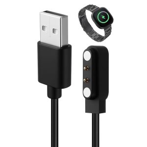 Chargeur Montre Connect&eacute;e,USB Universel &agrave; 2 Broches Pas de 4 mm pour Chargeur Magn&eacute;tique Montres Connect&eacute;es,Compatible avec Smart Watch les Trackers d'Activit&eacute; et Autres Appareils Portables - Neuf