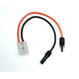 C&acirc;ble Adaptateur 50 A Anderson Plug Vers Mc4, Connecteur M&acirc;le Et Femelle 30 Cm Pour Panneaux Solaires - Neuf