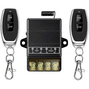 Antenne universelle pour portail automatique 433.92MHz compatible avec récepteur et automatisation de porte de garage,y compris support et câble Noir - Neuf