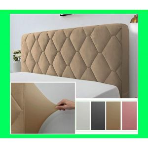 Housse De Tête De Lit, Housse De Protection Décorative Pour Chambre À Coucher, Pack Épais, Couverture Douce Anti-Poussière, Housse Extensible - Neuf