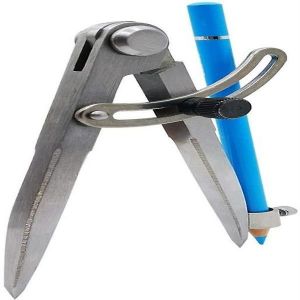 Compas De Précision Avec Porte-Crayon Et Aile Verrouillable ¿ Acier Carbone Durable Pour La Géométrie, La Menuiserie Et Le Travail Des Métaux - Neuf
