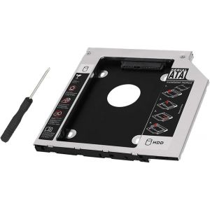 Getue 2Nd Hdd Ssd Hard Drive Caddy Tray Replacement For Macbook Pro 13/15/17 Inch A1278 A1286 A1297 2008 2009 2010 2011 2012 Internal Laptop Cd/Dvd-Rom Optical Superdrive Adapter T[ZHUJ2822] - Neuf