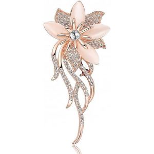 Broche Avec ?Il De Chat Pour Femme Cr&eacute;&eacute;e Par Broche Chic Bouquet De Mari&eacute;e 12 G - Neuf
