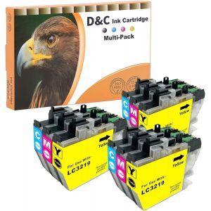 Lc3219Xl Cartouches D'Encre Pour Brother Lc-3219Xl Lc3217 Compatibles Avec Les Cartouches D'Encre Brother Mfc-J5330Dw Mfc-J5730Dw Mfc-J5335Dw Mfc-J6930Dw Mfc-J6530Dw Mfc-J5930Dw Mfc-J6935Dw - Neuf