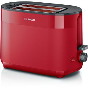 Toaster Bosch TAT2M124 - 950 W - Rouge profond - Neuf