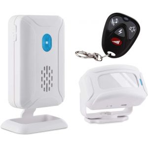 Sensor Capteur d'alarme de Sonnette Infrarouge Chargeur de Passage de Cloche ou d&eacute;tecteur d'entr&eacute;e Bienvenue invit&eacute; avec 32 m&eacute;lodies pour d'affaires &agrave; Domicile 2 Infrarouge + 3 r&eacute;cepteur - Neuf
