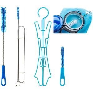 Subzonal-Kit De Nettoyage Pour Réservoir D'eau, Kit De Nettoyage 4 En 1 Pour Réservoir D'eau Universel, Kit De Nettoyage De Vessie D'hydratation, Kit De Nettoyage 4 En 1 Pour Poche À Eau, Kit D'hydra - Neuf