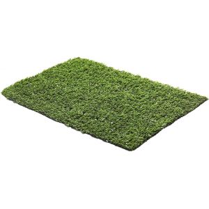 CHECARZHN--NO1-Herbe Synthétique Pour Extérieur 8 Mm - Pelouse Synthétique Drainante En Rouleau H100 X L2500 Cm, Tapis Herbe Synthétique Pour Jardin Ou Balcon Anti-Uv Et Facile À Poser - Neuf