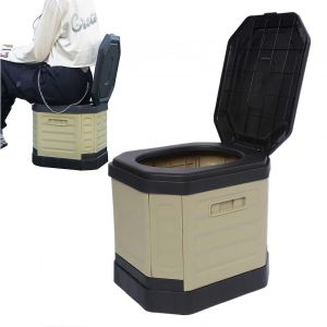 Le Camping En Plein Air De Toilette Pliable Pot Compact, Portable, Toilettes Ordures Seau Pour Caravane Camping-Car Route Des Voyages - Neuf