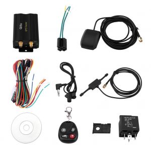 Qiilu ¿C Traceur GPS pour voiture, systeme de localisation en temps reel GSM GPRS avec telecommande - Neuf