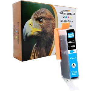 D&C Cartouche d'encre Cyan Compatible avec Canon CLI-526 iP4800 iX6550 MG5100 MX710 - Neuf