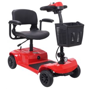 Unificare Lucas X-02b Scooter &Agrave; Quatre Roues Pour Personnes &Acirc;g&eacute;es, Moteur 300 W, Batterie 24 V 12 Ah, Si&egrave;ge Pivotant Et Guidon R&eacute;glable - Neuf