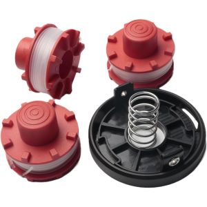 3405096 Bobines de fil de rechange,compatibles avec GE-CT 36/30Li E pour coupe-bordure (3 bobines de rechange,1 couvercle de bobine,1 ressort) - Neuf