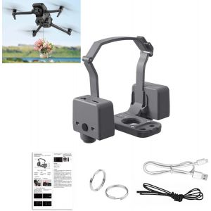 Checarzhn--No1-Drone Airdrop Système Pour Dji Mavic 3 Pro/Mavic 3 Classic/Mavic 3 Sensible À La Lumière Lanceur Transport Livraison Libération De Charge Utile Dispositif De Chute D'air-Lichifit - Neuf