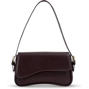 TZF-Sac à Bandoulière Amovible Sac à Main Femme en Cuir PU Souple Léger Portable Simple Élégant - Neuf