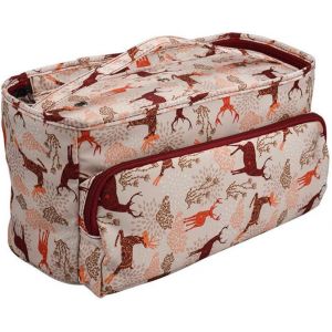Sac de rangement pour fils à tricoter, sac de rangement pour fils à motifs délicats, sac de rangement portable pour tricot et crochet ¿ Idéal pour les amateurs de tricot - Neuf
