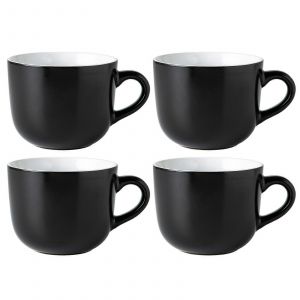 Lot De 4 Grands Mugs &Agrave; Soupe Jumbo Pour Caf&eacute; Et C&eacute;r&eacute;ales, 710 Ml - Neuf