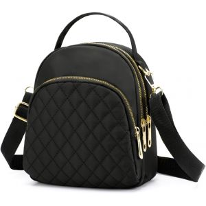 KALANKA-Sac a Dos Femme, Sac &agrave; Main Port&eacute;s Dos Fille Mini Antivol Imperm&eacute;able Sacs &agrave; Dos Voyage en Nylon, Sac d&iquest;&eacute;cole D&eacute;contract&eacute; Mode Sac Travail pour Portable Ordinateur - Neuf