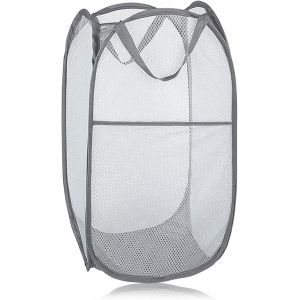 MEVRONISSHOP-Panier &agrave; Linge Pliable, Pop Up en Maille Corbeilles &agrave; Linge panier &agrave; linge sale Panier &agrave; linge sale Panier de rangement avec anse Convient pour la lessive, les dortoirs - Neuf