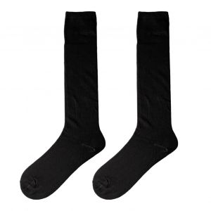 1 Paire De Chaussettes D'hiver Pour Femmes, Chaussettes De Yoga À Compression, Longueur Aux Genoux, Tube Long, Haute Élasticité, Chaussettes De Sol Antidérapantes, Confort, Chaleur, Bas De Performance-Noir - Neuf
