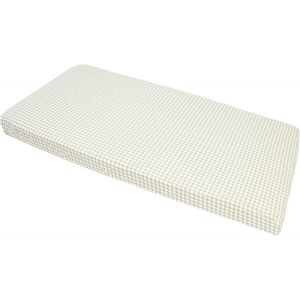 Kalanka-Drap Housse 60x120 Lit Bebe Matelas Enfant Bébé - 100% Coton Fitted Draps Lit Pour Baby Bed Cover Sheets Matela Literie Mattress Couette (Grille) - Neuf
