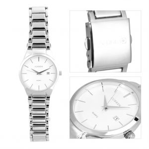 1 Montre-Bracelet A Quartz Analogique Curren Pour Homme, Bracelet En Alliage - Neuf