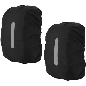 Housse De Pluie Pour Sac À Dos Avec Bandes Réfléchissantes,15l-100l,Housse De Pluie Imperméable Pour Sac À Dos,Sac D'école Pour La Randonnée,Le Camping,Les Voyages,Le Vélo.[B1017] - Neuf