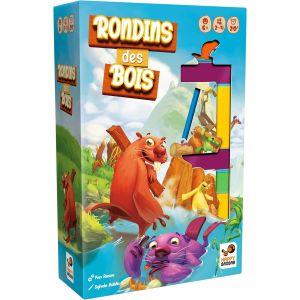 Chenquansarl-Rondins Des Bois - Jeu De Société - Famille Et Enfants - 6 Ans Et Plus - Dextérité - Rapidité - En Bois - Jeu D'adresse - Neuf